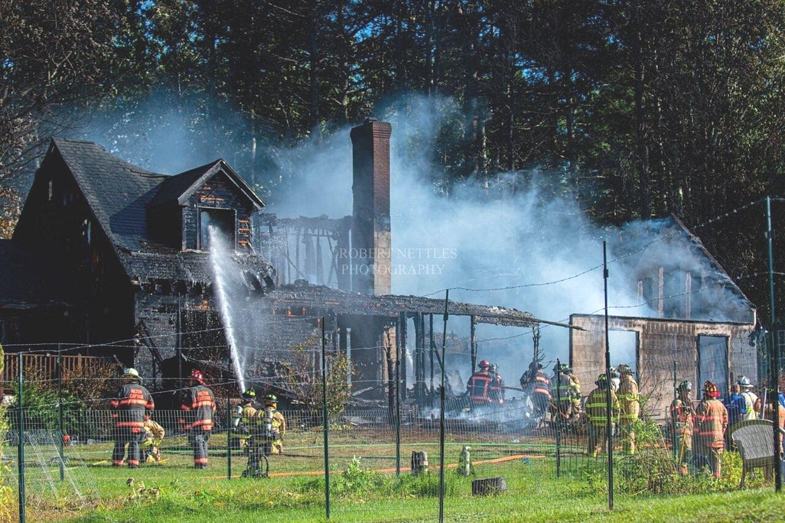 Roof Collapses During Rochester, NH House Fire