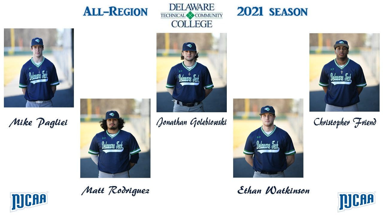 5 Delaware Tech Baseball Players Earn AllRegion Honors Town Square