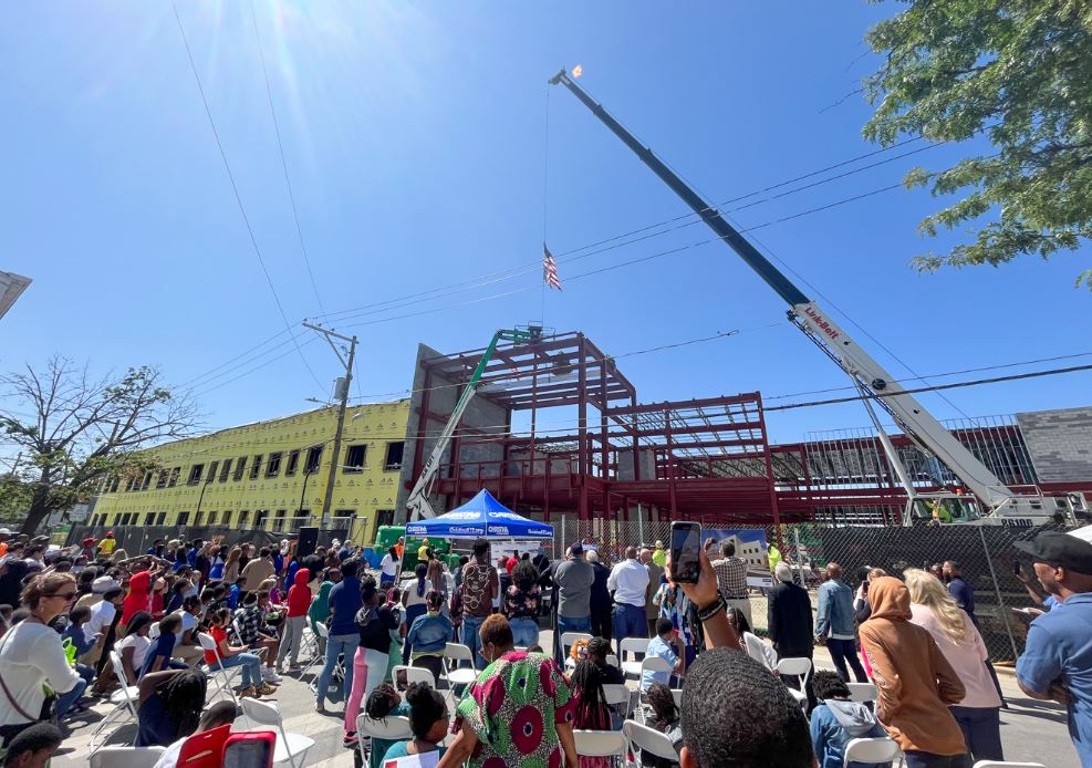 First New Wilmington School In 50 Years Topped Off With Joy