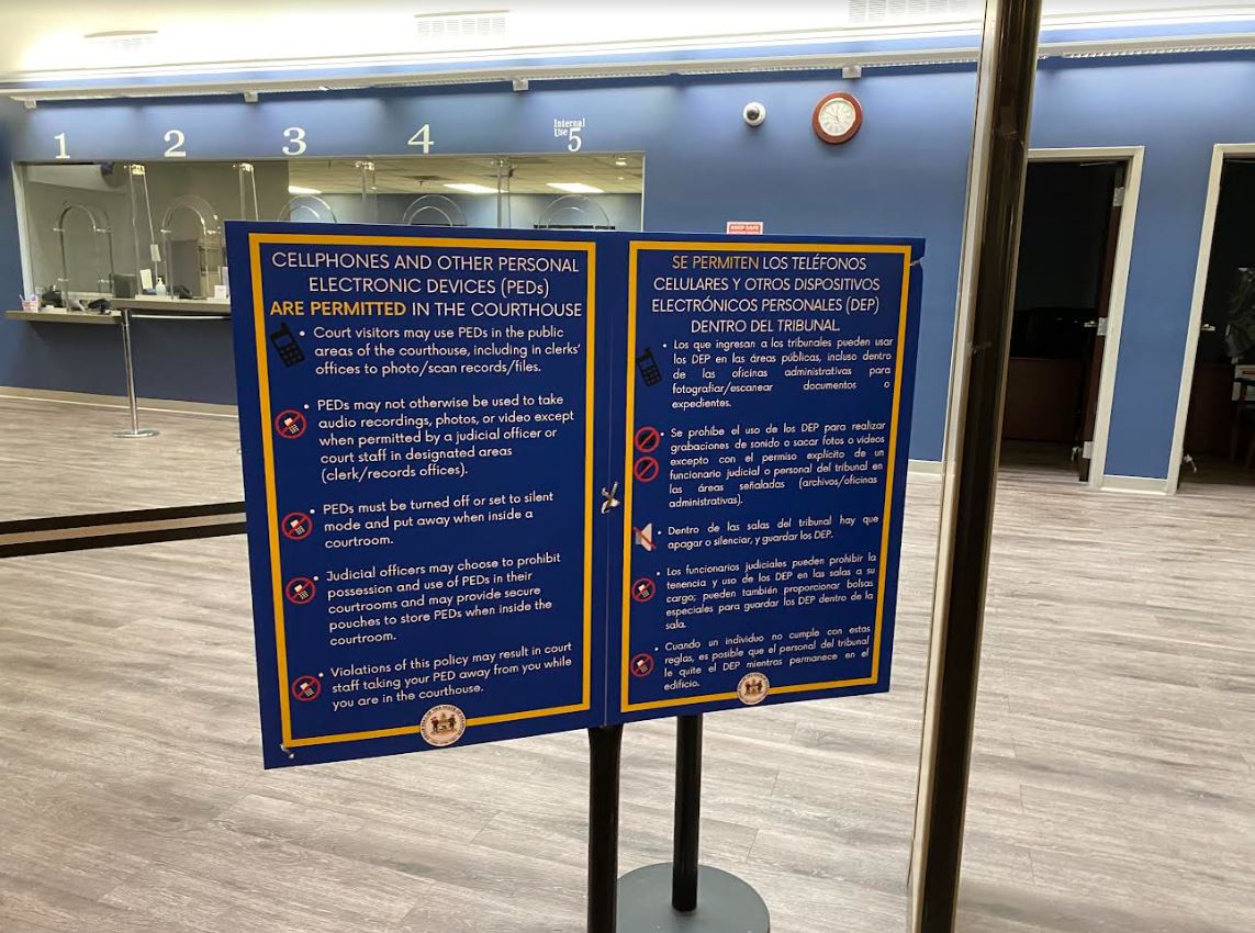 State Courts To Allow Cellphones In, With A Few Restrictions