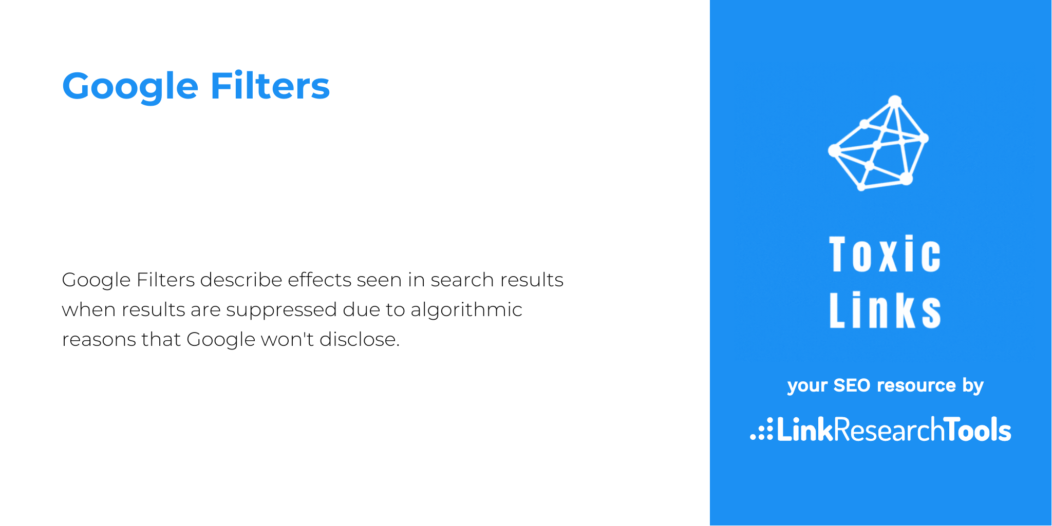 Google Filters Toxic Links