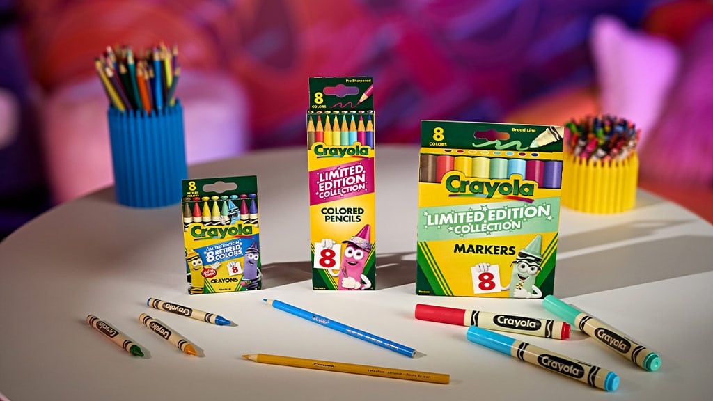 Crayola Revives Retired Crayon Colors for LimitedEdition Set The Toy