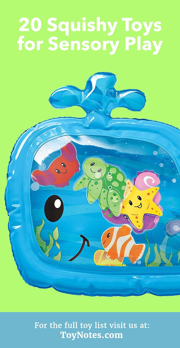 20 Squishy Toys for Sensory Play Toy Notes