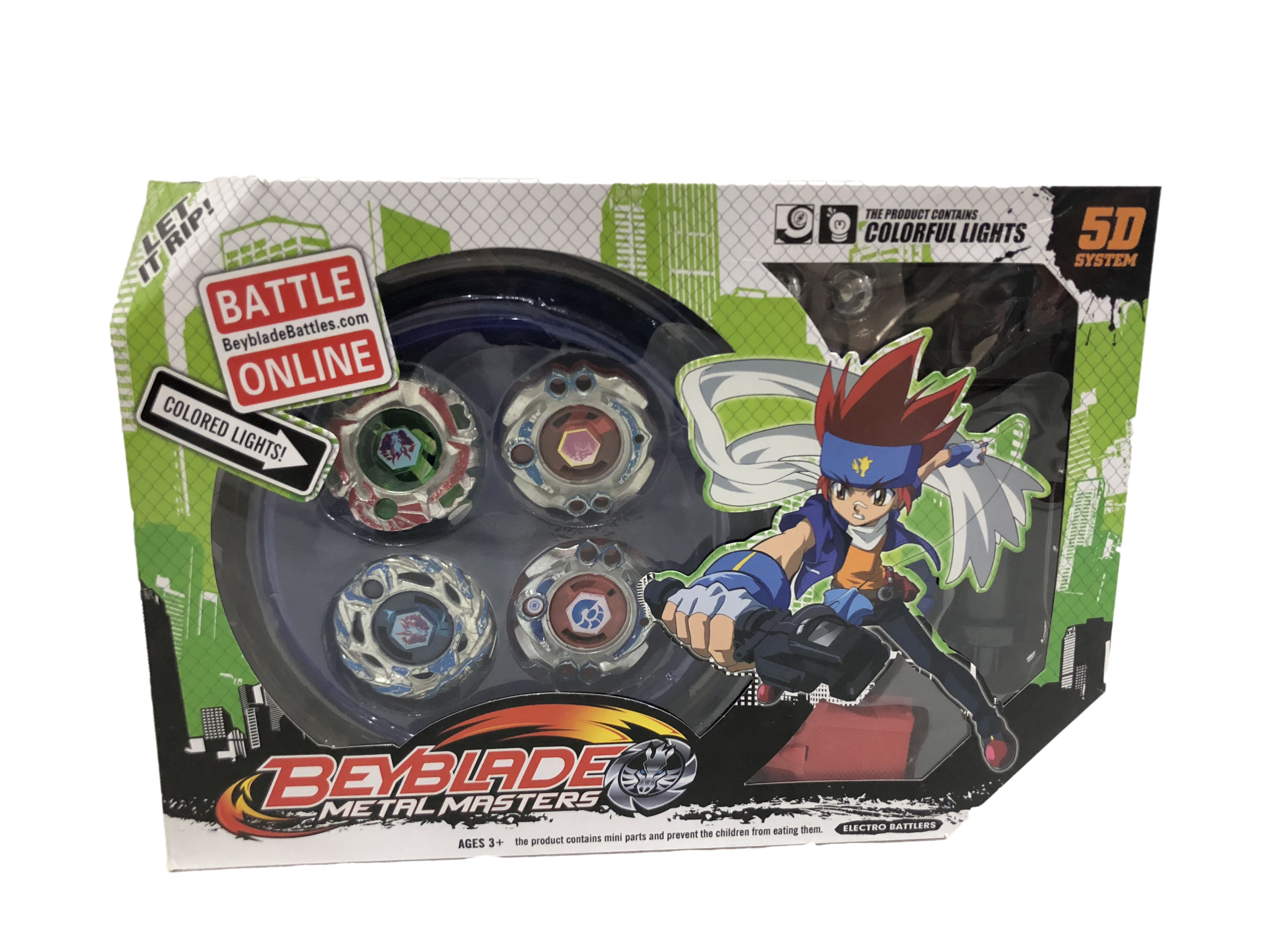 5D SYSTEM BEYBLADES WITH LED LIGHTS. Toyoos