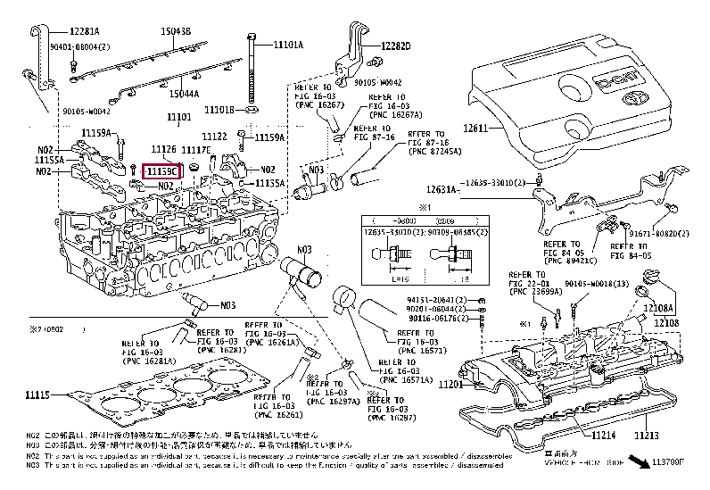 BOLT(FOR HEAD TO CAMSHAFT BEARING CAP) 9155180630 (номер toyota