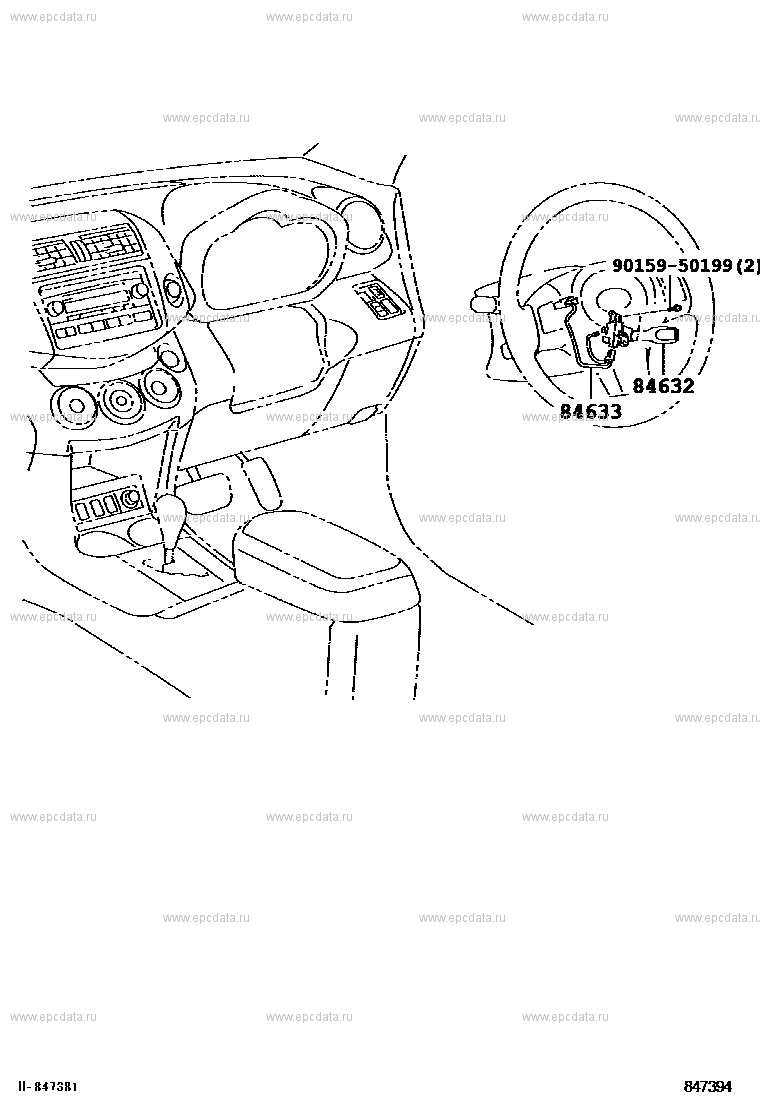 Cruise control (auto drive) for Toyota RAV4 ACA33W Genuine parts