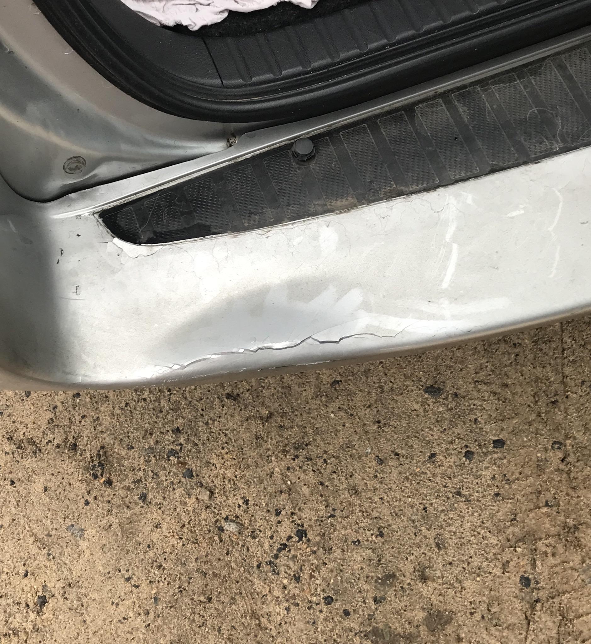 Rear bumper damage Rav 4 Club Toyota Owners Club Toyota Forum