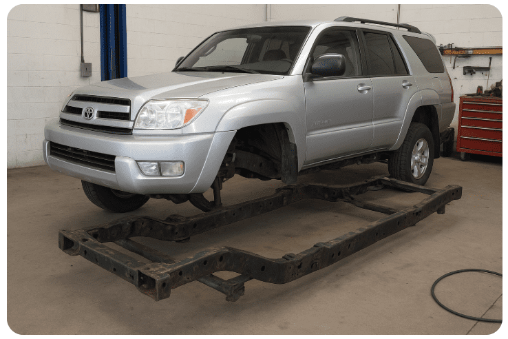 Toyota 4Runner frame repair - Free Repair Guide