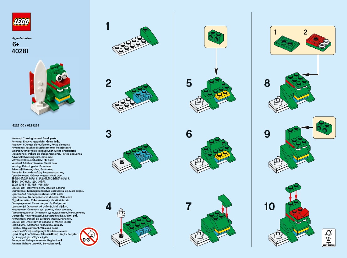 LEGO Monthly Mini Model Build Instructions June 2018