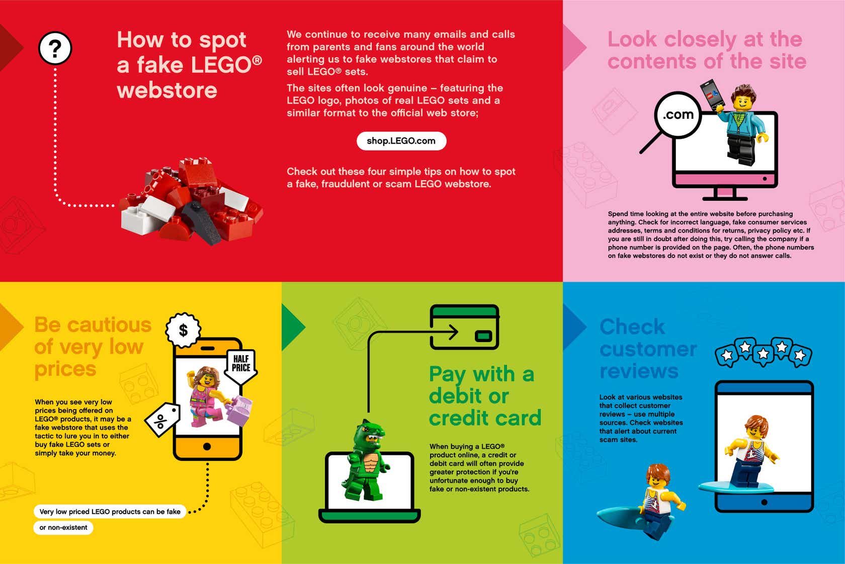 Spotting a Fake LEGO Online Store Info Toys N Bricks