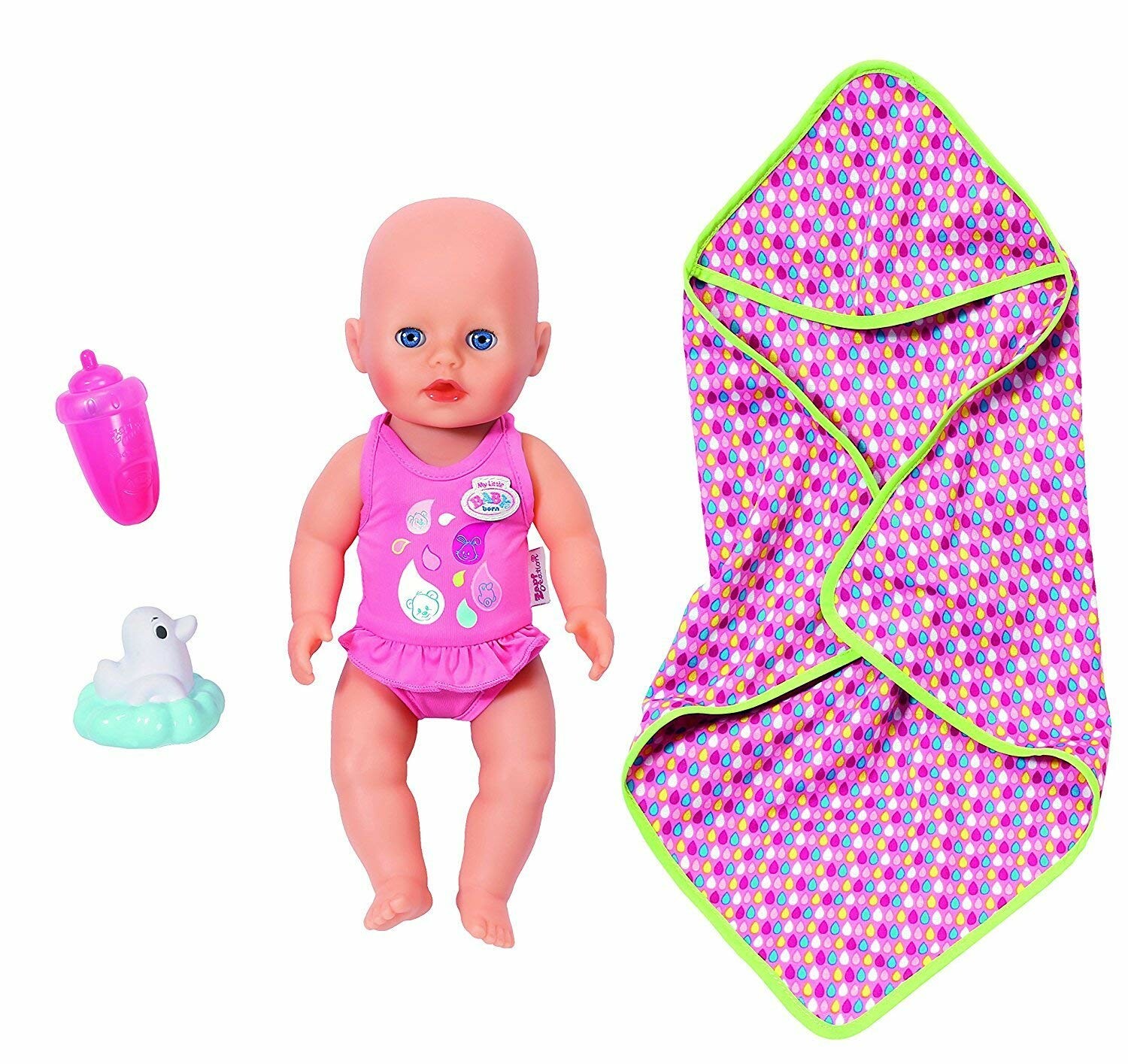My Little Baby Born Bathing Fun Doll Toys n Tuck