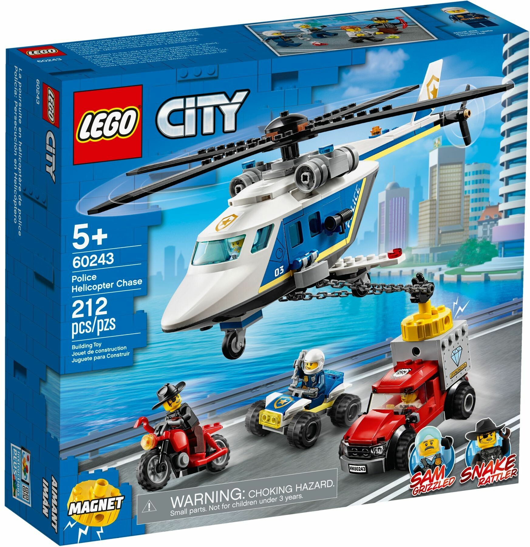Lego 60243 City Police Helicopter Chase Toys n Tuck