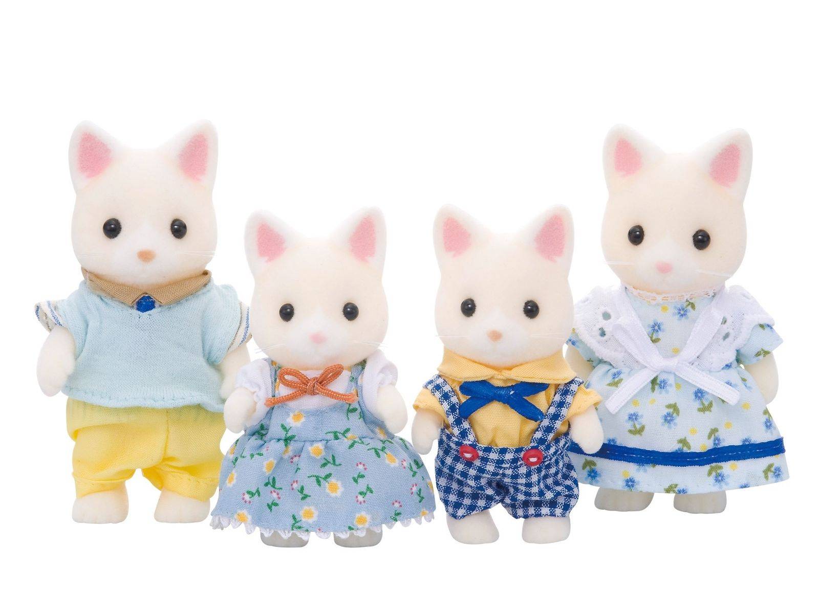 Sylvanian Families Silk Cat Family Toys n Tuck