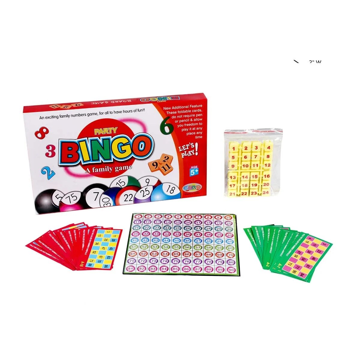 BINGO number game like tambola with reusable tickets Toysons India