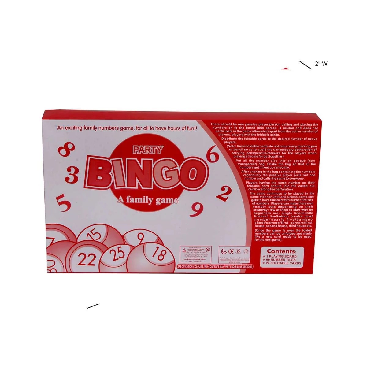 BINGO number game like tambola with reusable tickets Toysons India