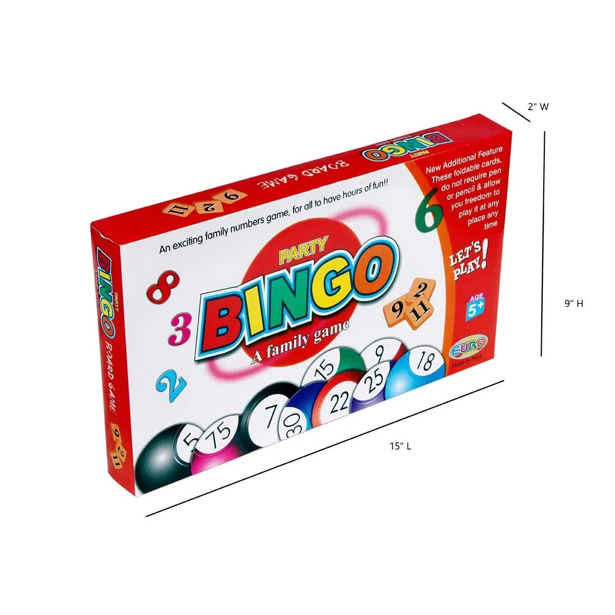 BINGO number game like tambola with reusable tickets Toysons India