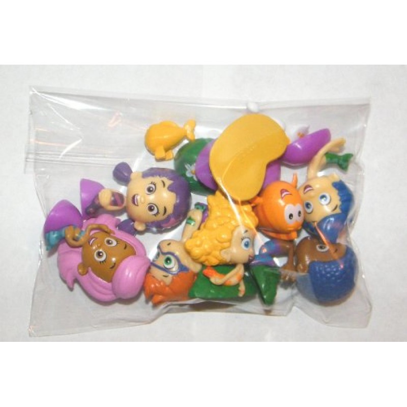 Nickelodeon Bubble Guppies Deluxe Figure Set Toy Playset of 12 with Gil