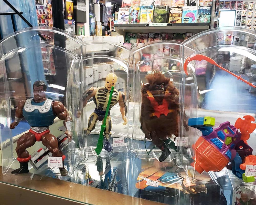 Rebel Base Comics & Toys Toy Store Guide