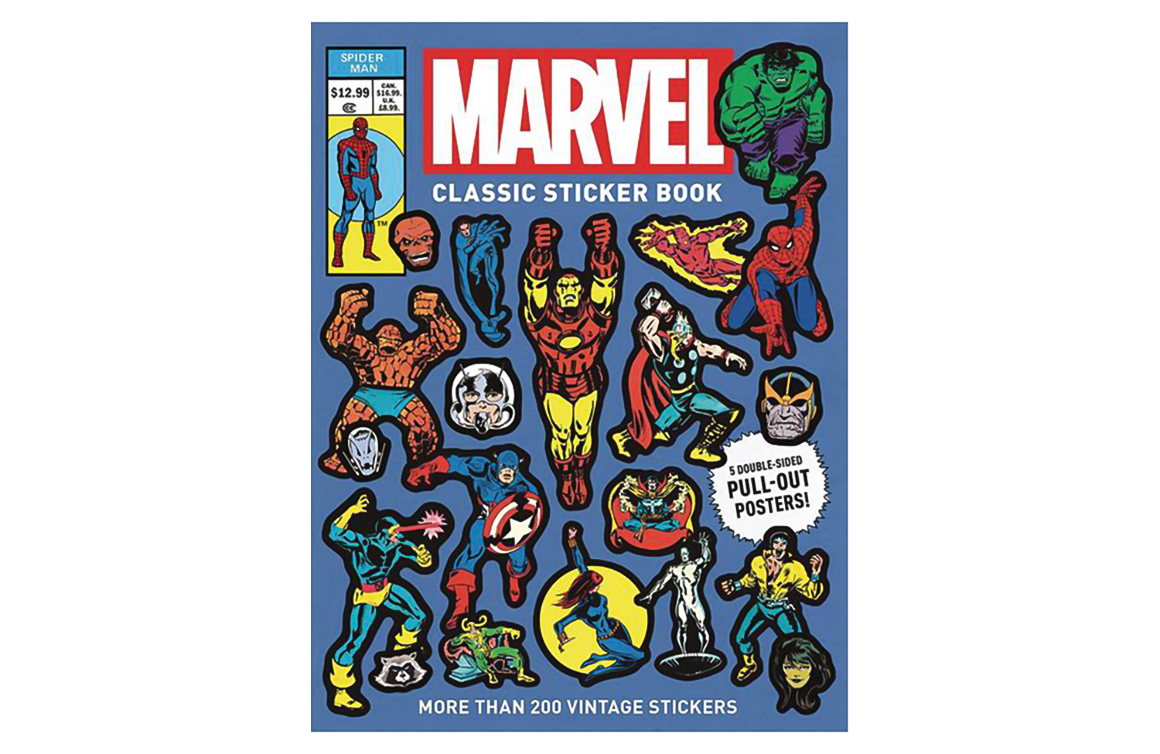 Marvel Classic Sticker Book from Abrams Books Toy Tales
