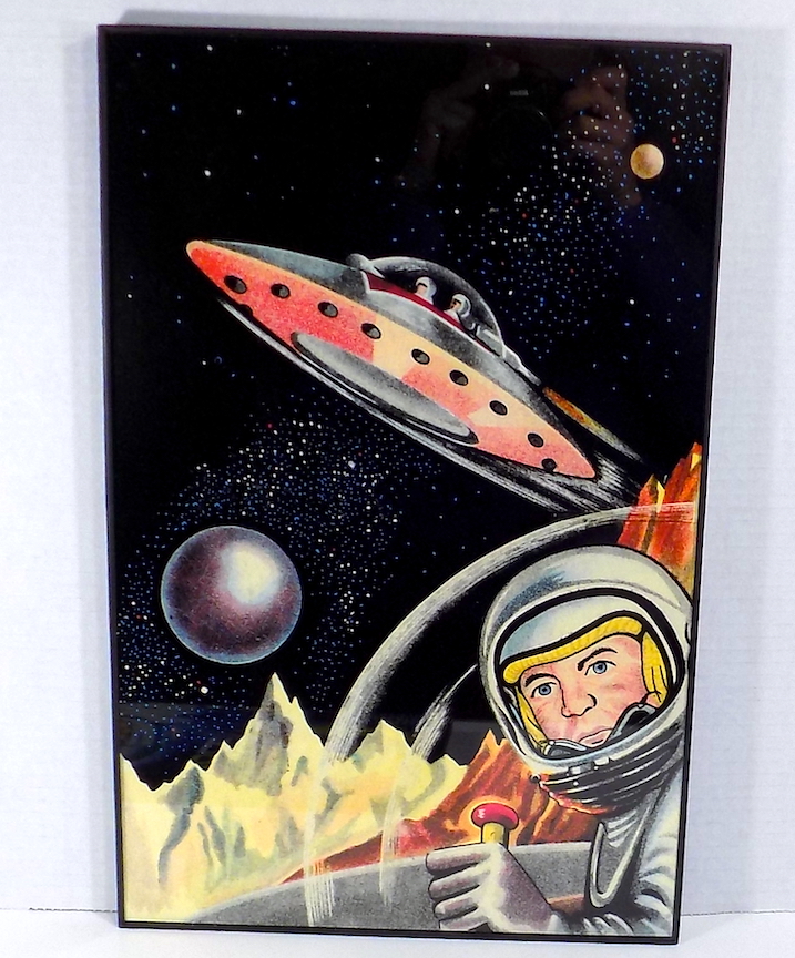 Space Art 3 framed prints