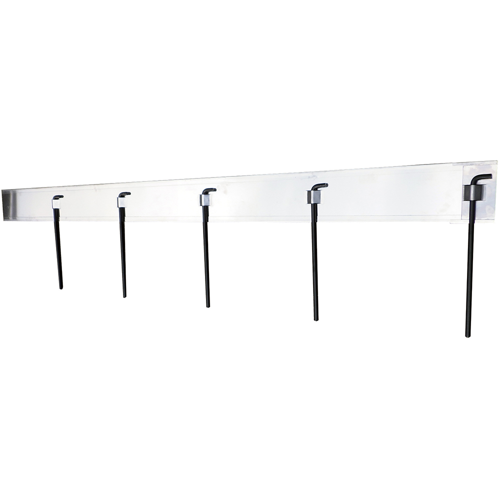 スチールエッジ（舗装見切り材） スチール製 エコノミータイプ 定尺2000 H=100 DKC 第一機材 SEZ100 L=2000 ｱﾝｶ