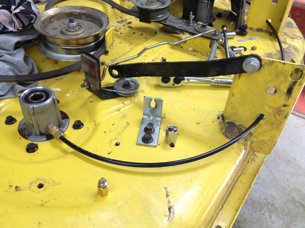 Greasing Mower Deck Spindles tp69