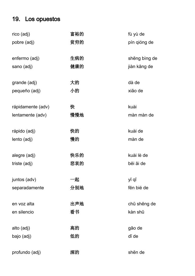 Vocabulario EspañolChino 5000 palabras más usadas T&P Books Publishing