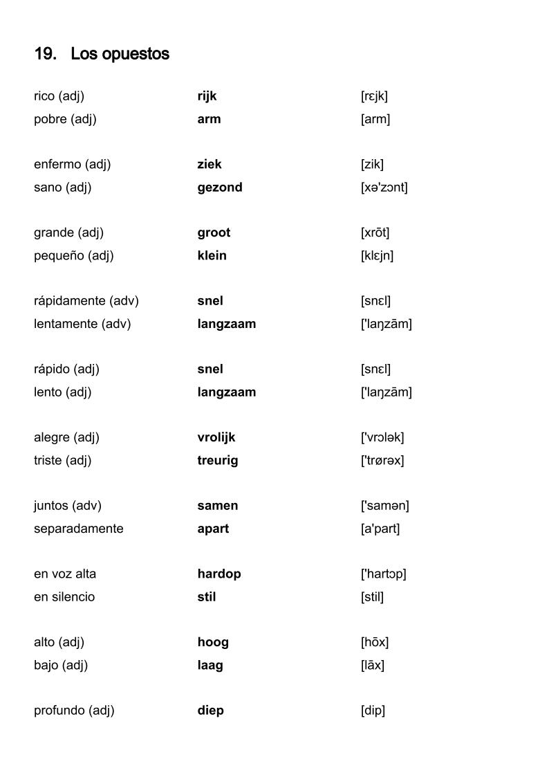 Vocabulario EspañolHolandés 5000 palabras más usadas T&P Books