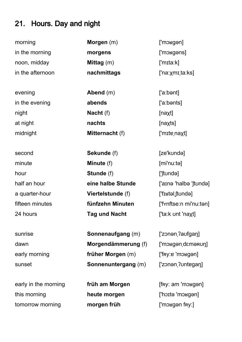 German vocabulary for English speakers 9000 words T&P Books Publishing