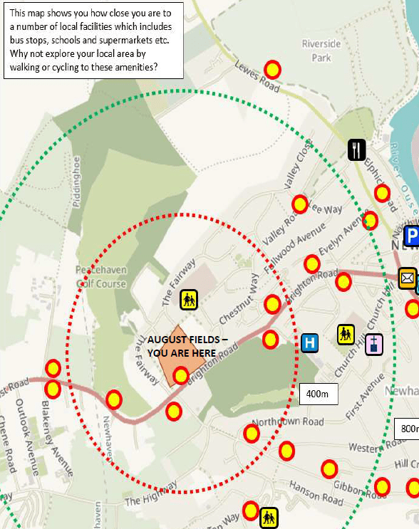 August Fields, Newhaven Paul Basham Associates Travel Plan