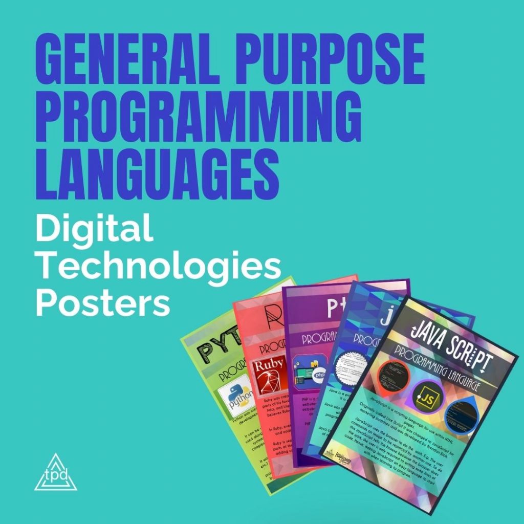 General Purpose Programming Languages Poster Pack Teacher