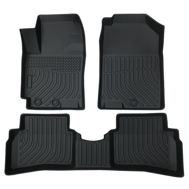 All weather 3D tech design TPE Car floor mats liners for Kia EV6 기아 EV6 카매트