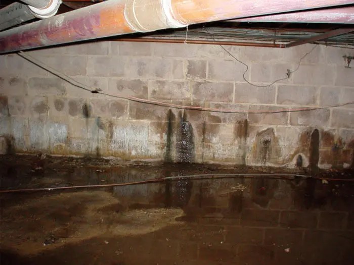 Leaking Basement Wall Wet Basement Toronto Plumbing Group