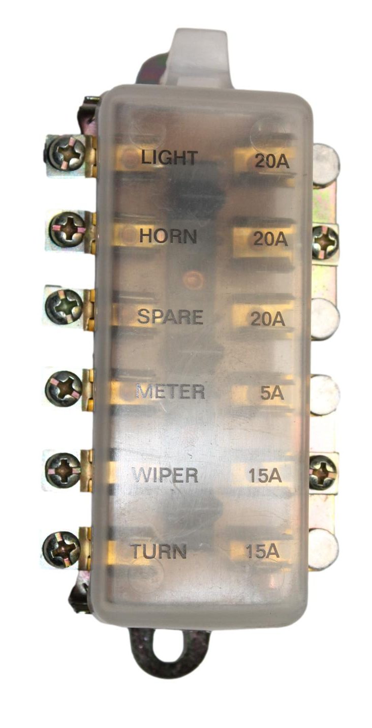 826001, LAND CRUISER FUSE BLOCK, 6 POLE EARLY STYLE TPI 4×4 Landcruiser Parts and Accessories