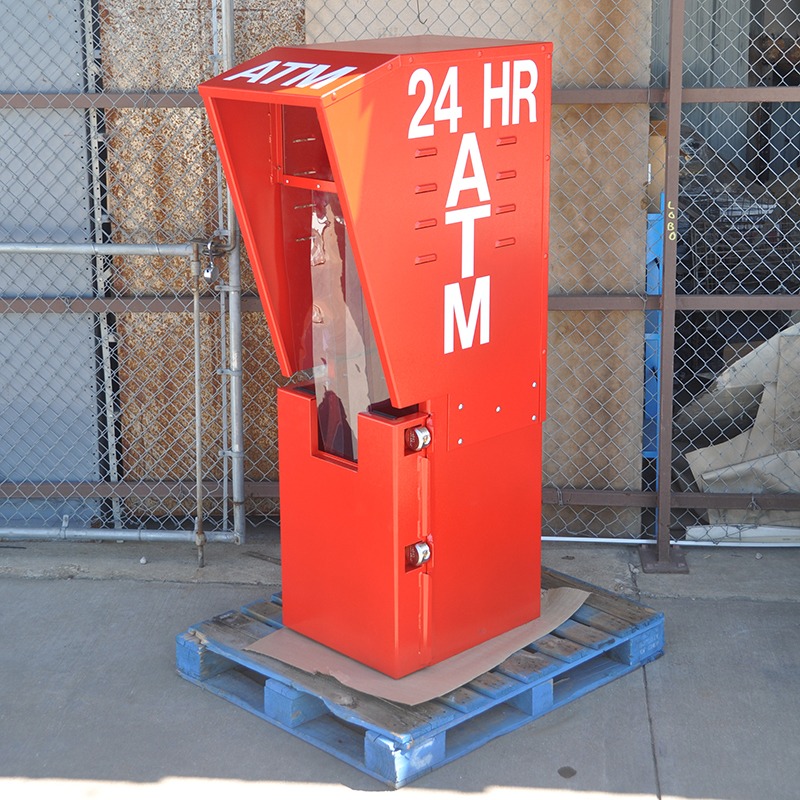 Outdoor Sloped Top ATM Enclosure TPI Texas