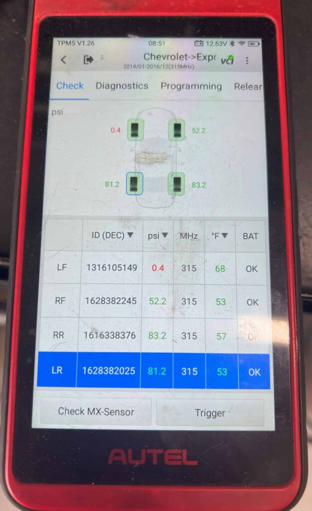 Diagnose and Reset Genesis GV80 Low Tire Pressure Light LEARN ABOUT TPMS