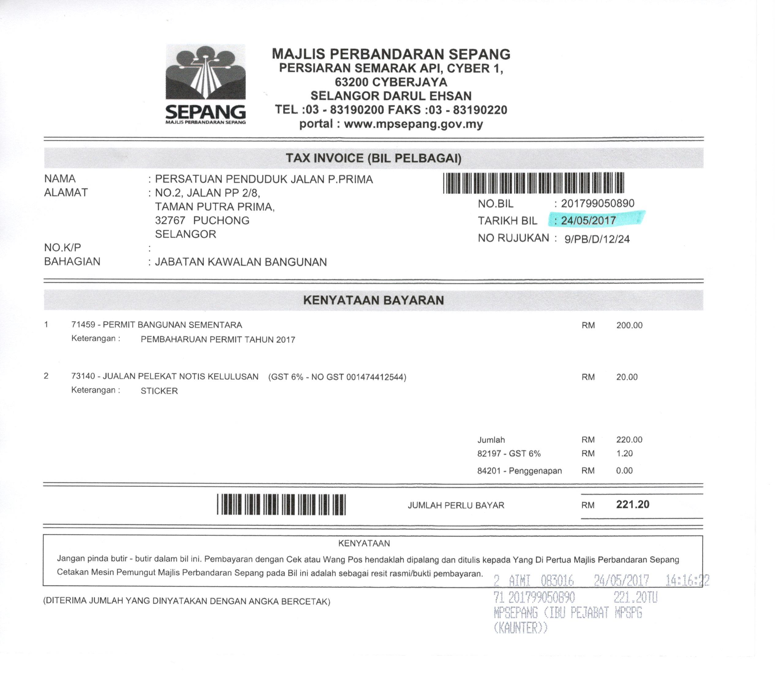 Borang Pembaharuan Span/P/2 Https Epermit Span Gov My