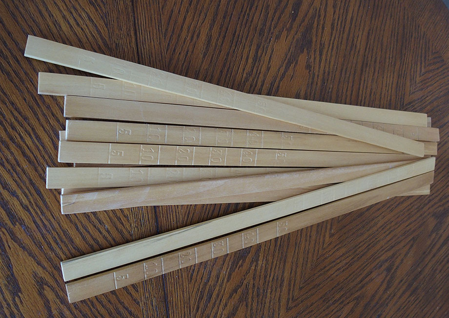 1950 1953 Porsche 356 Wood Fuel Tank Dip Stick TPR, Inc. / Beeman