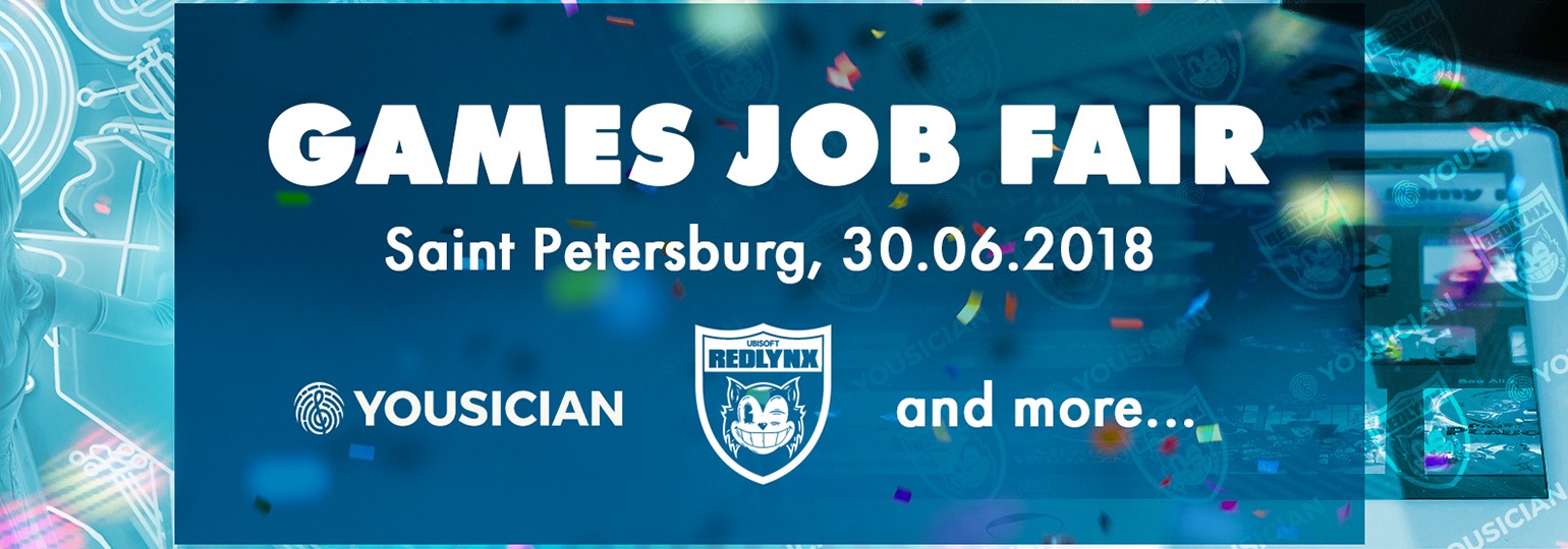 30 июня, СанктПетербург ярмарка вакансий Games Job Fair Онлайн