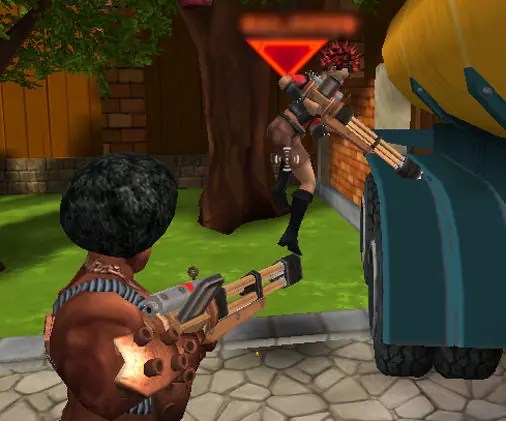 アフロのオッサンがチームで銃撃戦するTPS AIRPORT CLASH 3D ｜ TPS・FPSシューターズ