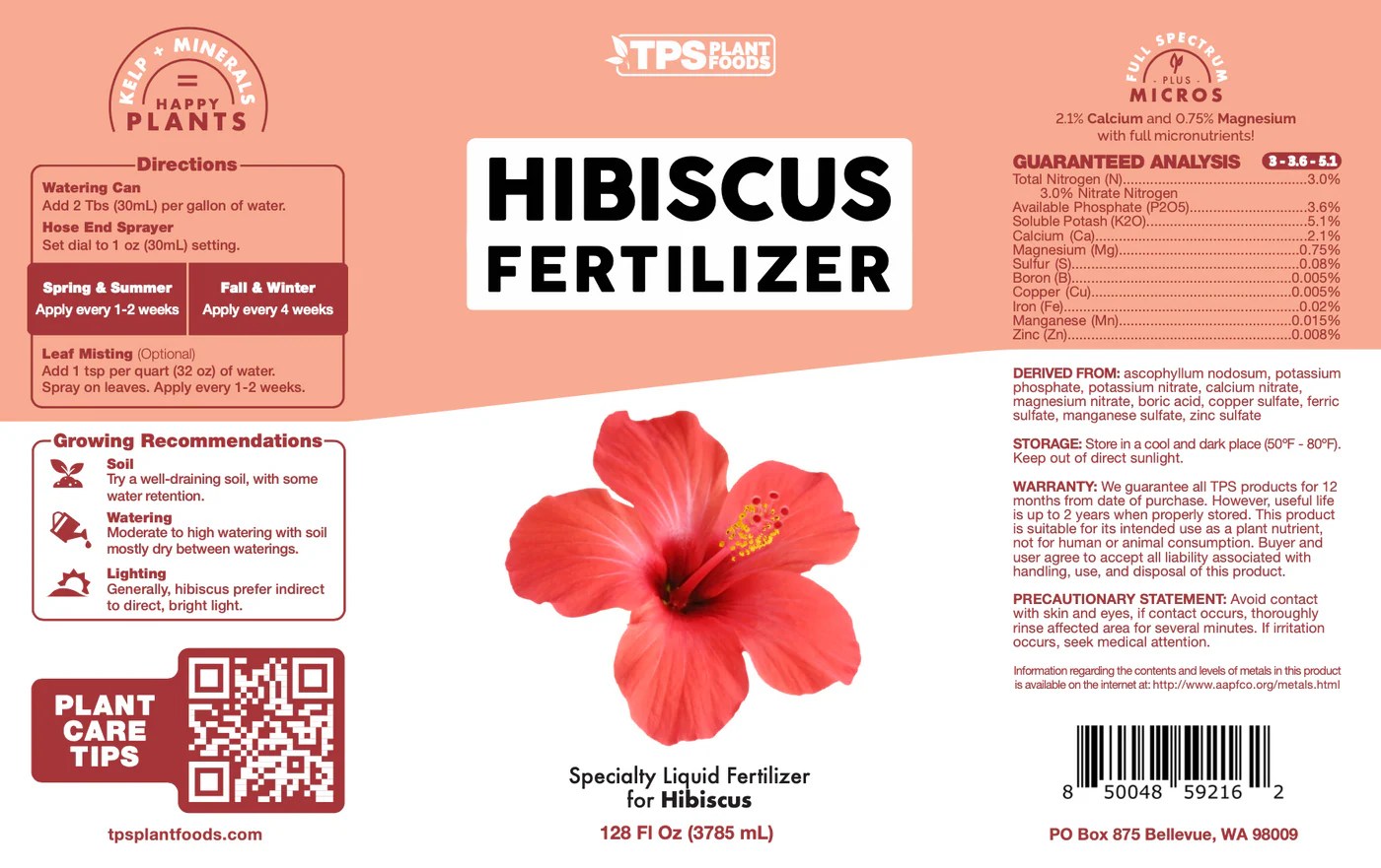 Hibiscus Fertilizer TPS Nutrients