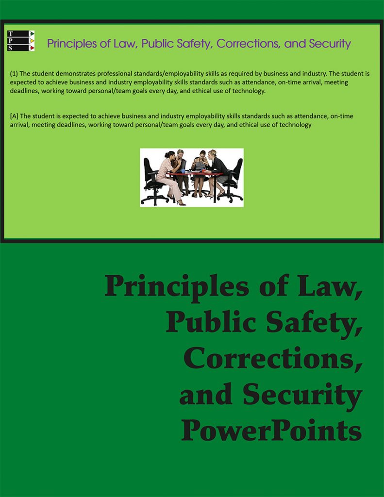 Principles Of Law, Public Safety, Corrections, And Security PowerPoints