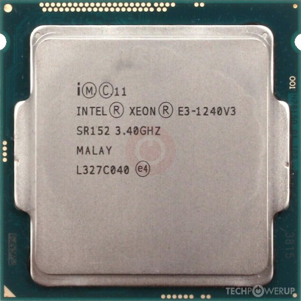 Intel Xeon E31240 v3 Specs TechPowerUp CPU Database