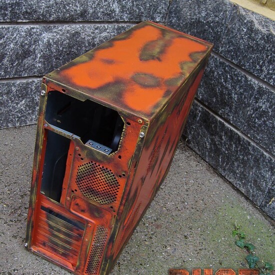 rusty pc case fallout theme. | TechPowerUp Case Modding Gallery