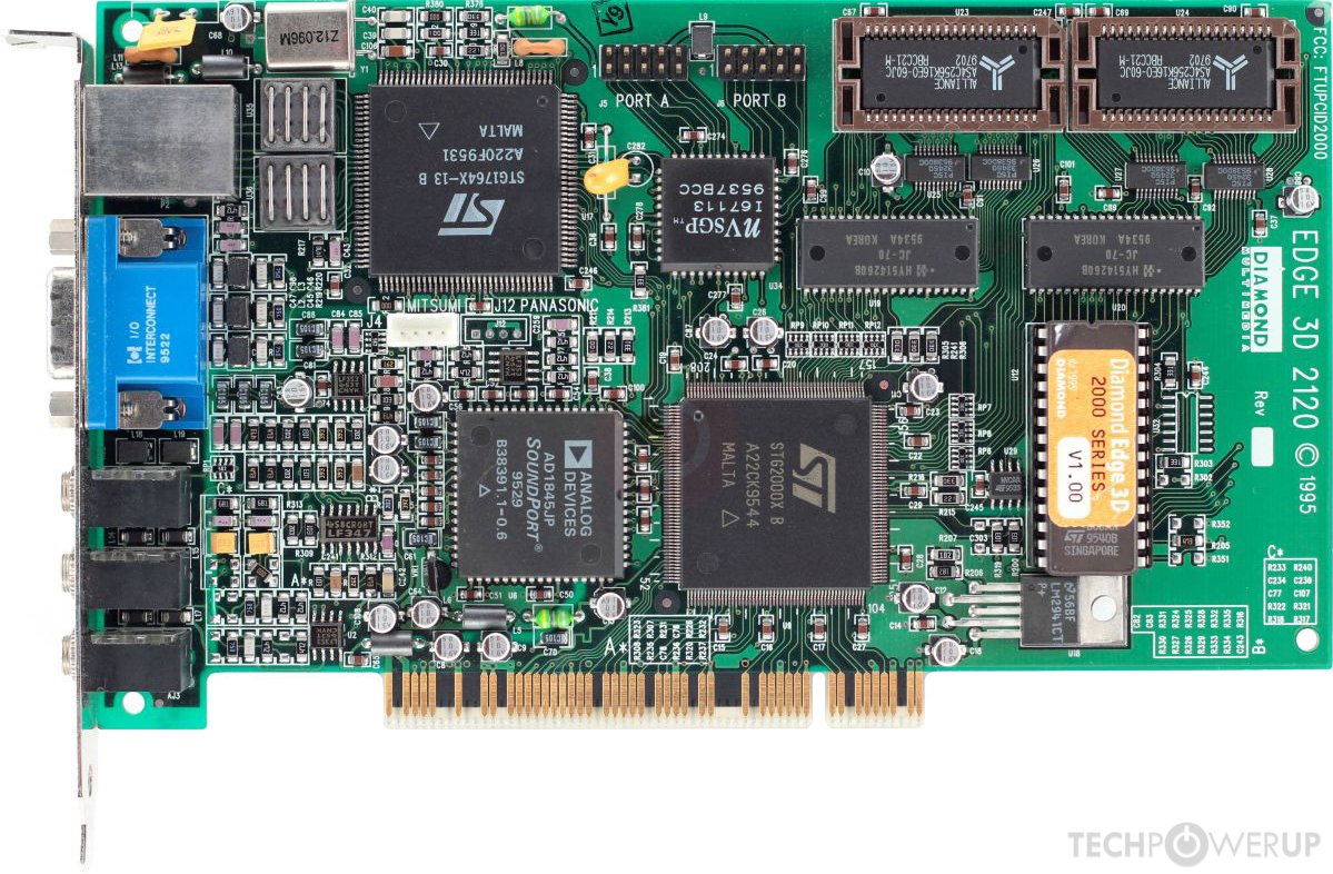 Diamond Edge 3D 2120XL Specs TechPowerUp GPU Database