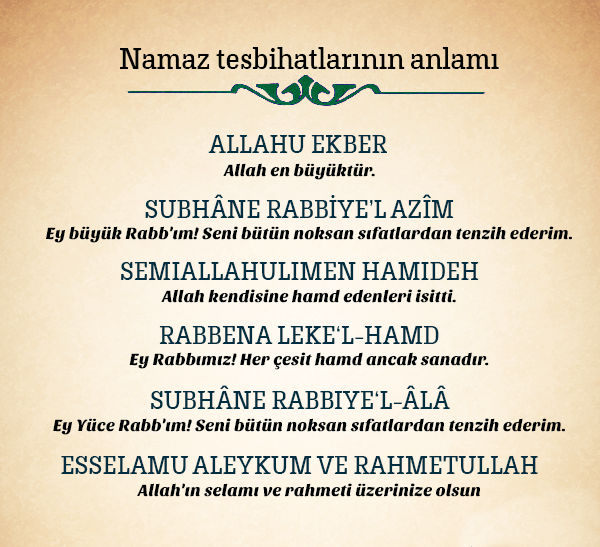 namaz kelimesinin anlamı