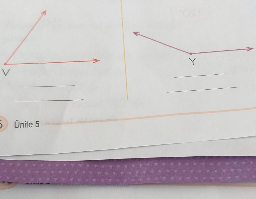 Açı çeşitlerini ve kaç derece °olduklarını yazınız