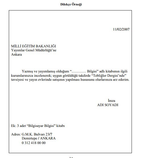 sınavsız unvan değişikliği dilekçe örneği