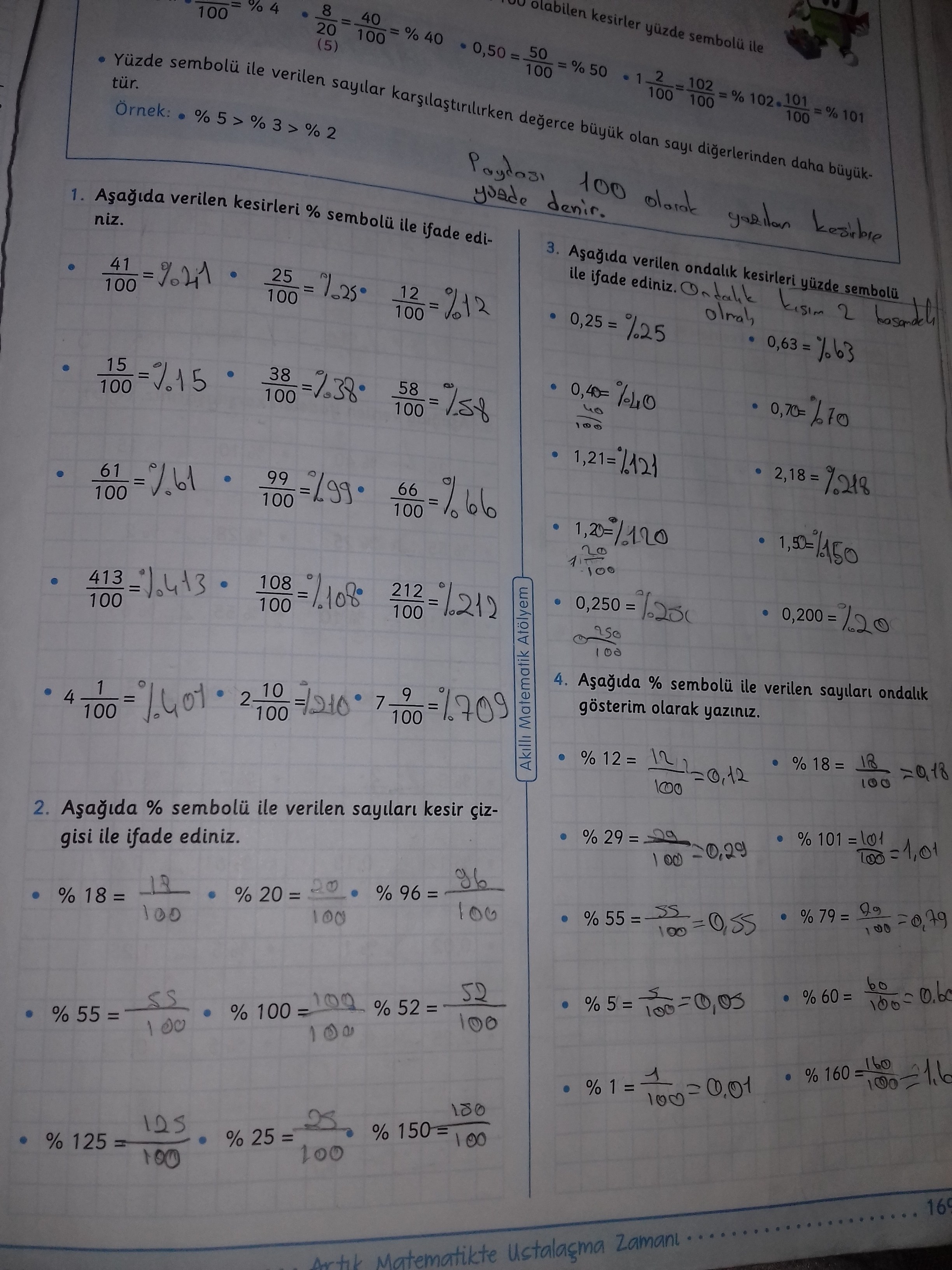 5 Sınıf Akıllı Matematik Atölyem Sayfa 100 Cevapları freeofdesign.art