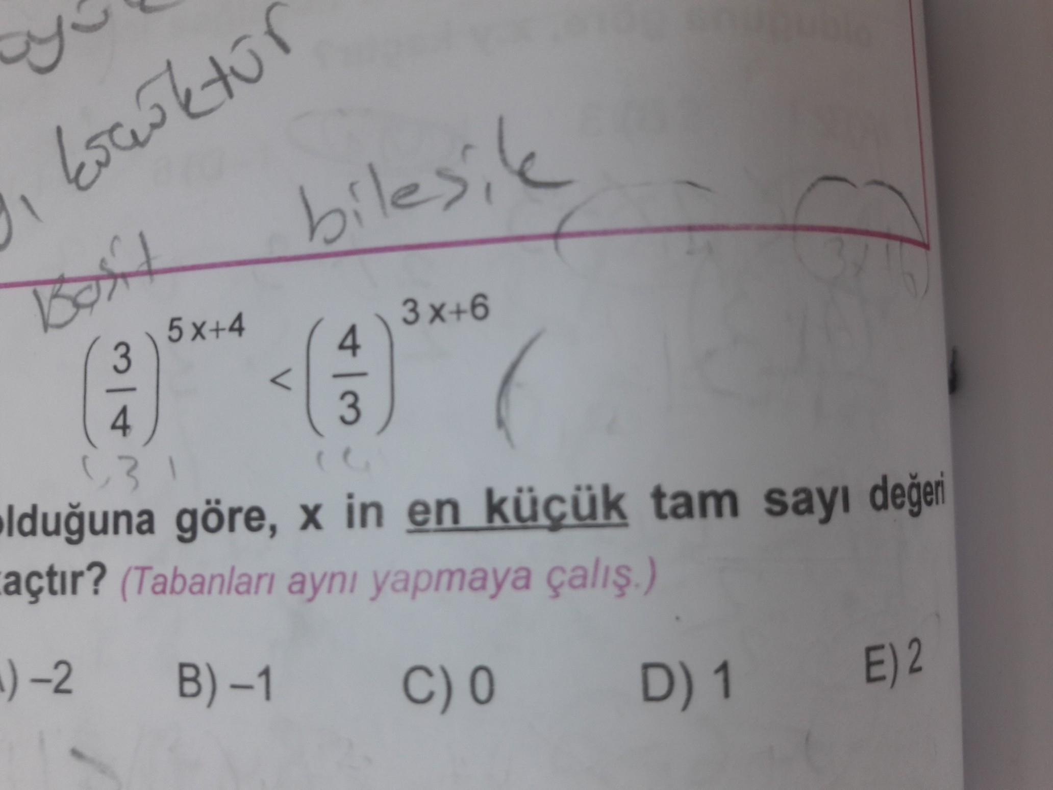 üslü sayılar bakarmısınız arkadaşlar
